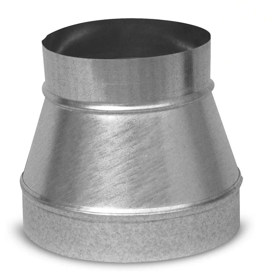 16" x 14" Duct Reducer, Single Wall Galvanized Metal Fitting HVAC