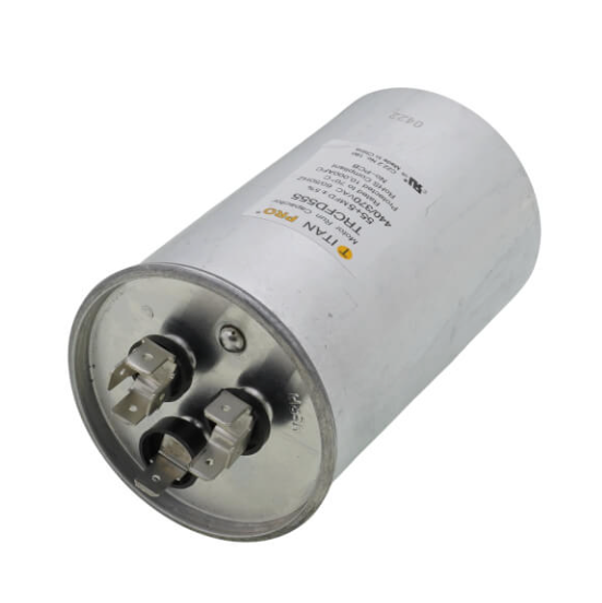 55/5 MFD Round Dual Motor Run Capacitor (440/370V)