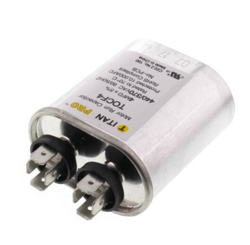 5 MFD Oval Motor Run Capacitor (440/370V)