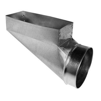 10X6X7-113R 10" X 6" 90° Register Boot with 7" Collar