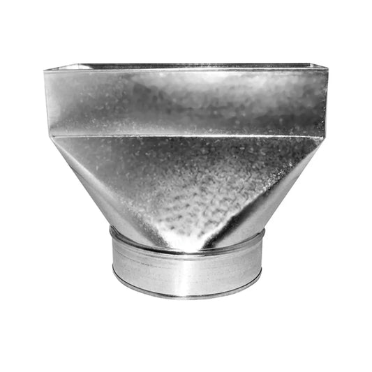 Straight Register Boot 12" x 4" x 7" Galvanized