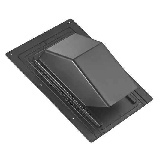 LAMBRO 10 in. Roof Vent Plastic in Black