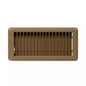 PROSELECT® 4 x 10 in. Steel Floor Diffuser with Multi-Angled Fins in Brown