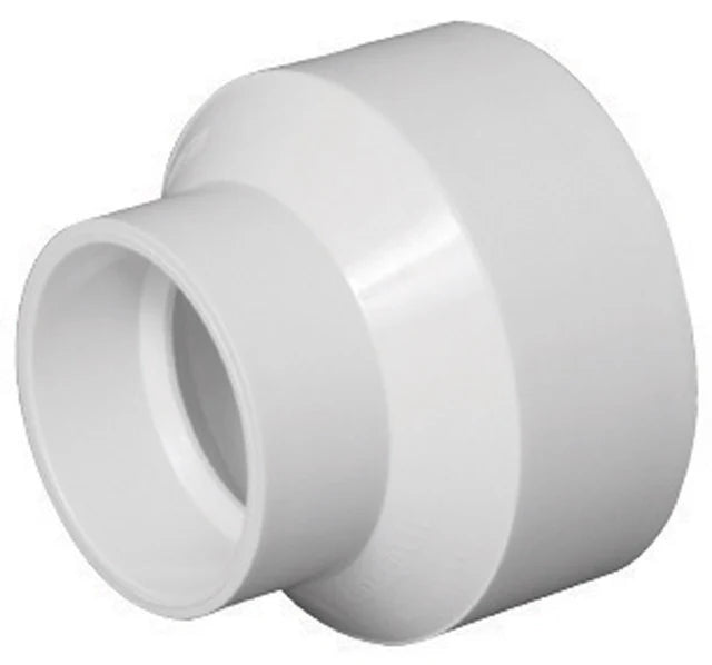 Charlotte Pipe 2 in. Dia. x 3 in. Dia. Hub To Hub Schedule 40 PVC Reducing Coupling