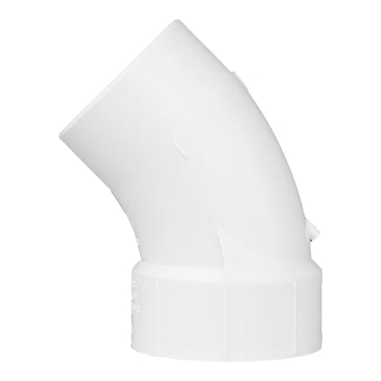 Charlotte Pipe 2-in 45-Degree PVC DWV Street Elbow