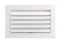 10-in x 4-in 1-way curved Aluminum White Sidewall/Ceiling Register