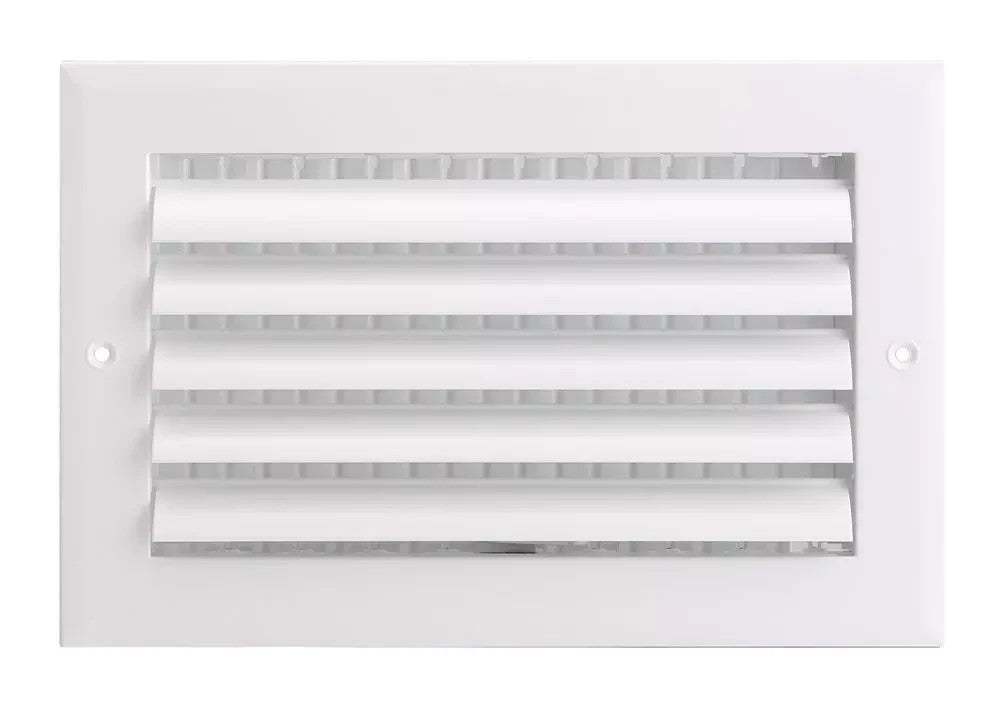 PROSELECT 10 x 6 in. 1-Way Aluminum Curved Blade Ceiling & Sidewall Register