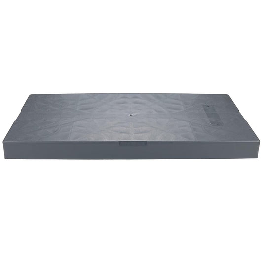 Diversitech E Lite Plastic Equipment Pad for HVAC Systems, 36" x 48" x 3", Gray