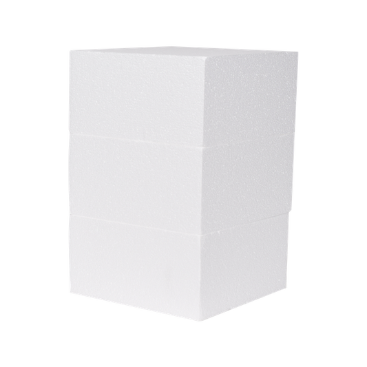 Air Handler Block, EPS, white, 8x8x4, pack of 4
