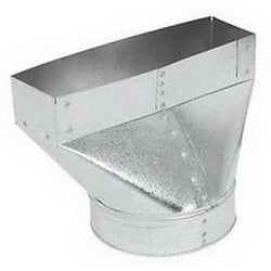 14 inch x 4 inch x 8 inch Straight Back Register Boot
