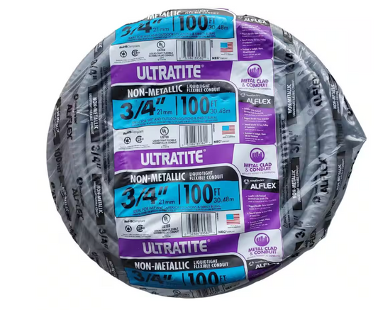 3/4 in. x 100 ft. Ultratite Liquidtight Flexible Non-Metallic PVC Conduit