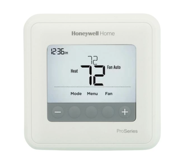 T4 Pro Programmable Thermostat, 1H/1C Heat Pump, 1H/1C Conventional, TH4110U2005