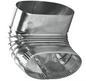 8" 90° Vertical Elbow Oval Duct Fitting