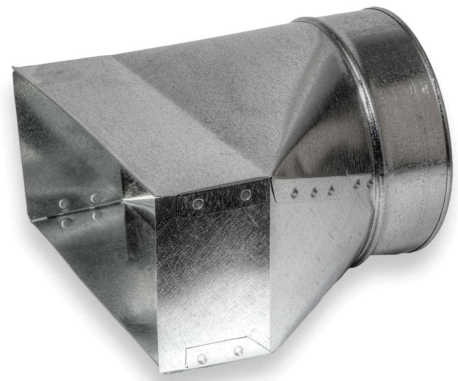 Ph2 Boot ZM Sheet Metal 12X6X8 Sheet Metal Duct Boot