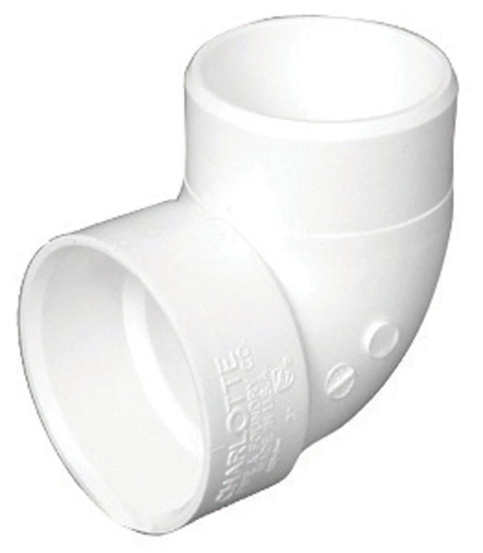 Charlotte Pipe 2 In. Schedule 40 90 Deg. DWV PVC Vent Street Elbow (1/4 Bend)