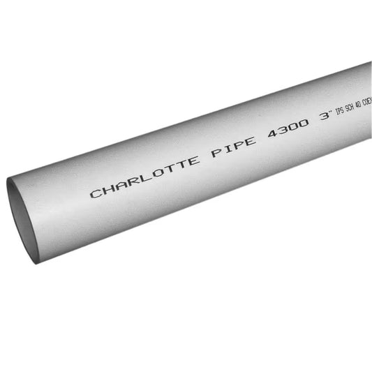 3 in. x 10 ft. PVC Schedule 40 DWV Pipe
